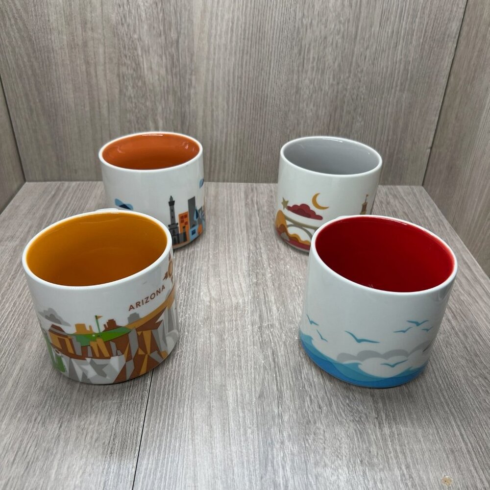 Starbucks You Are Here Collection Mugs Arizona Chicago Nashville San Francisco - Picture 6 of 13